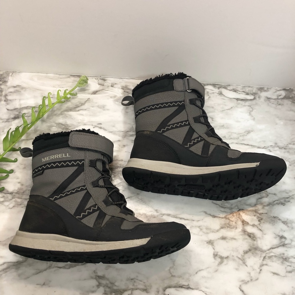 Merrell Unisex-Child Snow Crush 2.0 Waterproof Boot Kids Size 3M - Picture 4 of 7